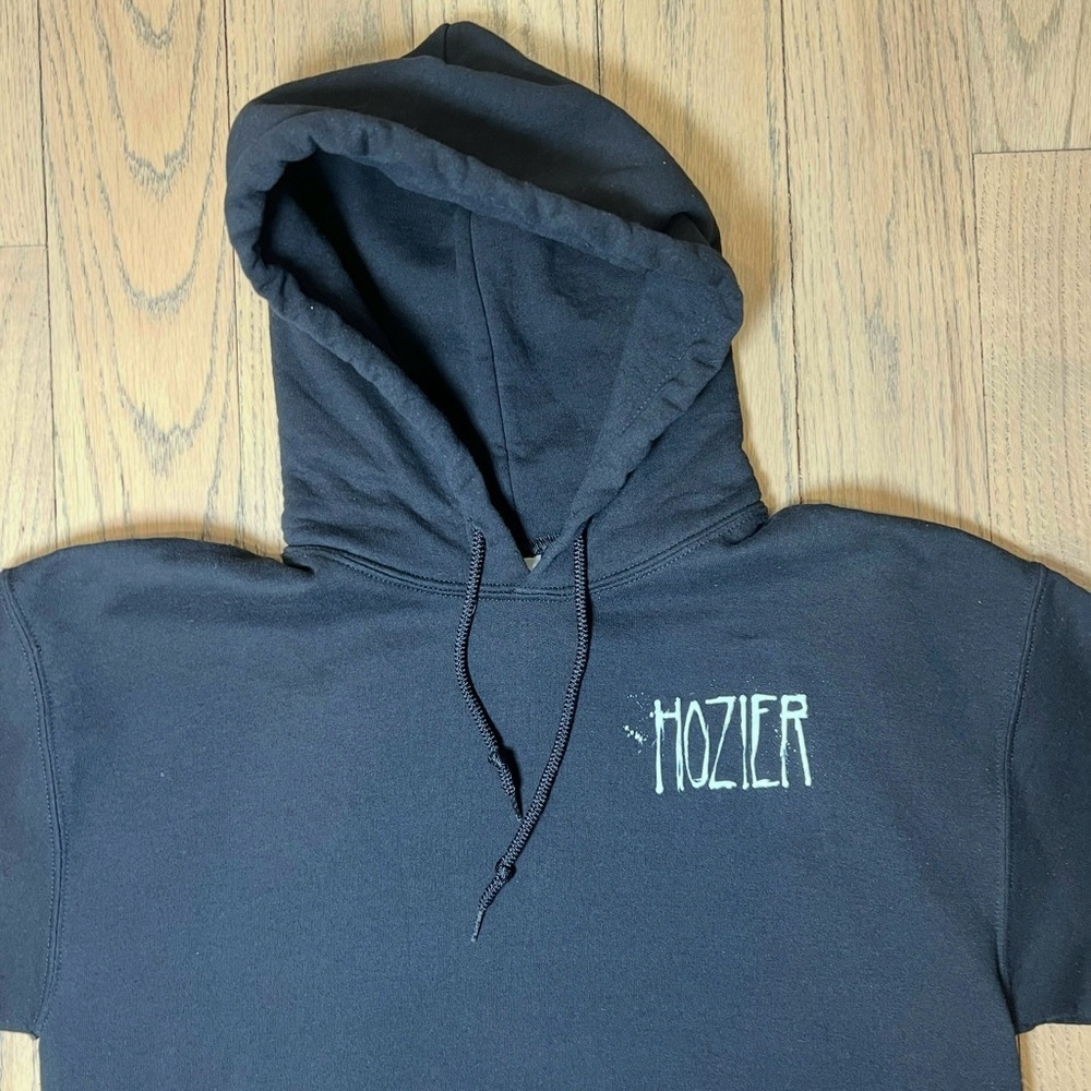 Hozier 2023 Tour Simple Living Things Black Hoodie Size Medium Unisex - Picture 2 of 10